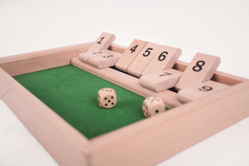 Bigjigs Toys Dřevěná stolní hra v kostky - obrázek 5