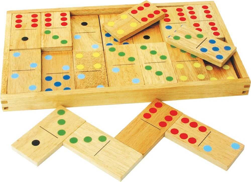 Bigjigs Toys Velké dřevěné domino - obrázek 3
