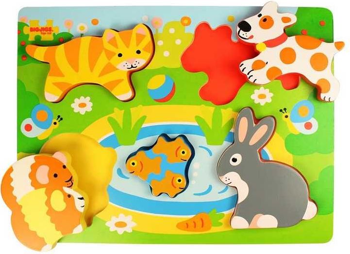 Vkládací puzzle zvířátka Bigjigs Toys - obrázek 3