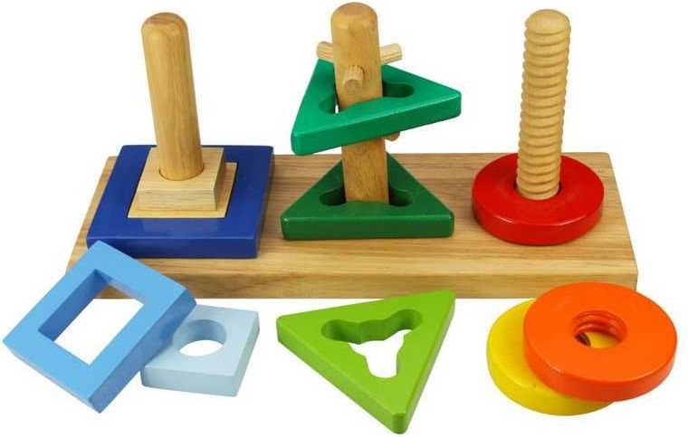 Bigjigs Toys Nasaď a otoč - obrázek 4