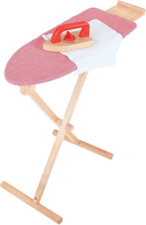 Bigjigs Toys Dřevěné žehlící prkno s žehličkou - obrázek 14