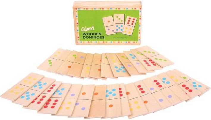 Bigjigs Toys Obrovské dřevěné domino - obrázek 3