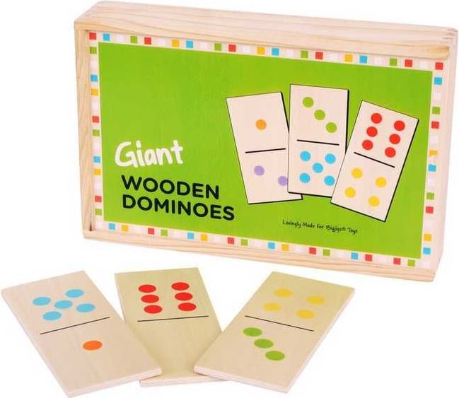Bigjigs Toys Obrovské dřevěné domino - obrázek 6