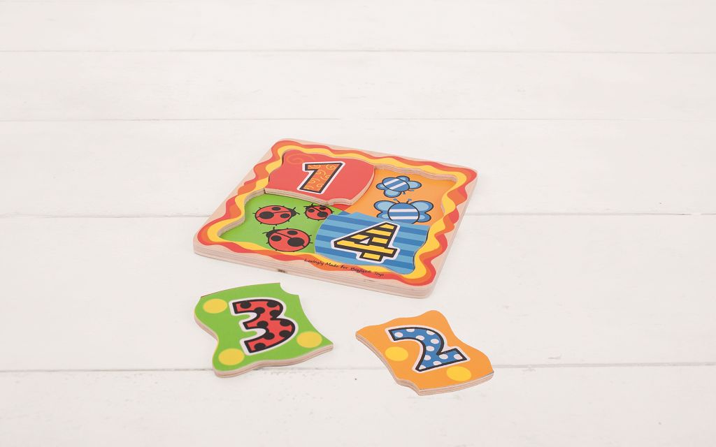 Puzzle výukové - Moje první počty (Bigjigs) - obrázek 4