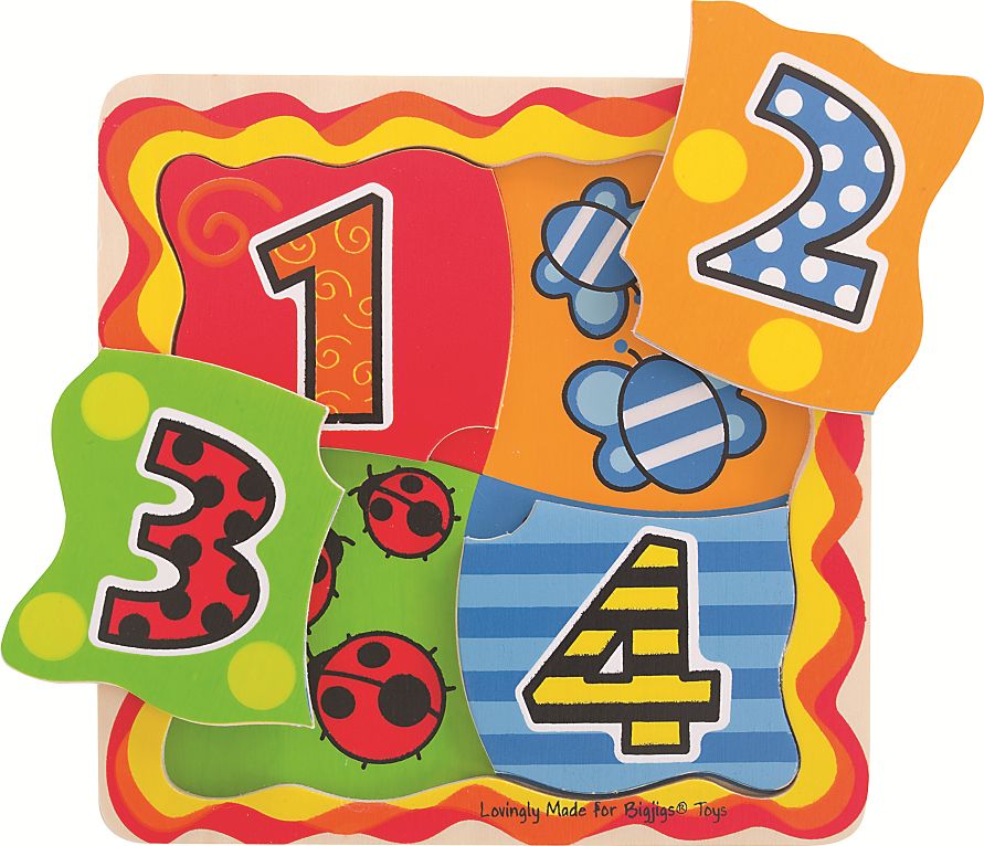 Puzzle výukové - Moje první počty (Bigjigs) - obrázek 5