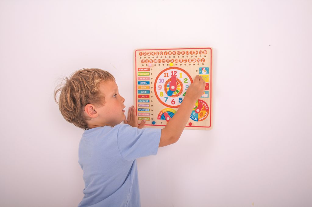 Kalendář s hodinami Bigjigs Toys - obrázek 7