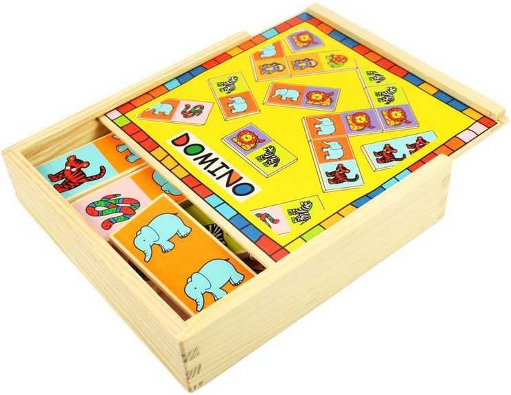 Domino - Zvířátka, 28ks (Bigjigs) - obrázek 3