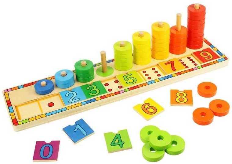 Bigjigs Toys Deska nasazování s čísly - obrázek 10