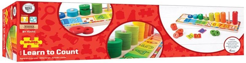 Bigjigs Toys Deska nasazování s čísly - obrázek 11