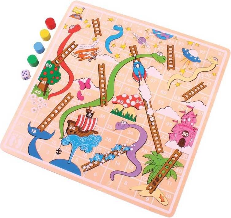 Bigjigs Toys Žebříky a hadi - obrázek 2