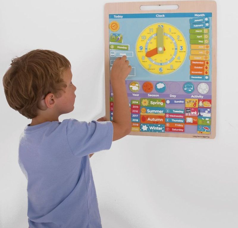 Hodiny - Magnetické s kalendářem, Angličtina (Bigjigs) - obrázek 2