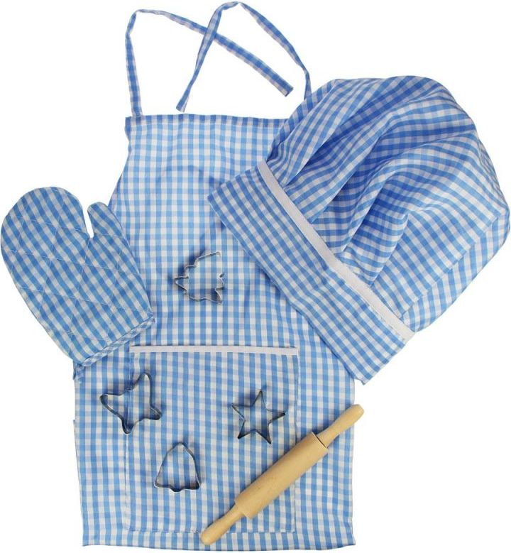 Bigjigs Toys Modrý set šéfkuchaře - obrázek 1