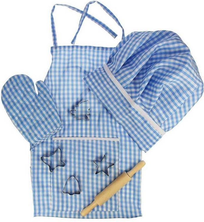 Bigjigs Toys Modrý set šéfkuchaře - obrázek 2