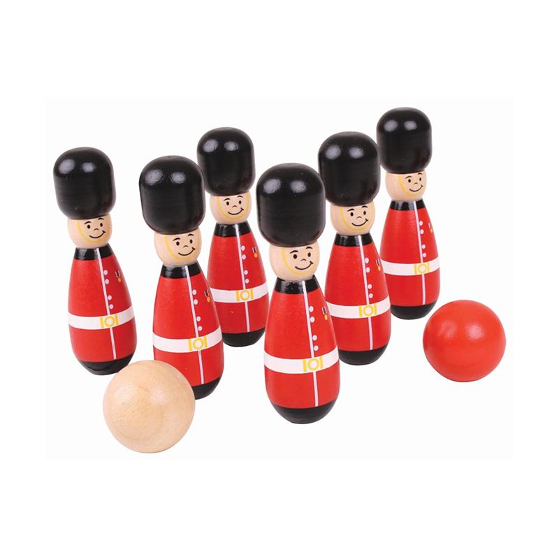 Bigjigs Toys Kuželky angličtí gardisti - obrázek 1