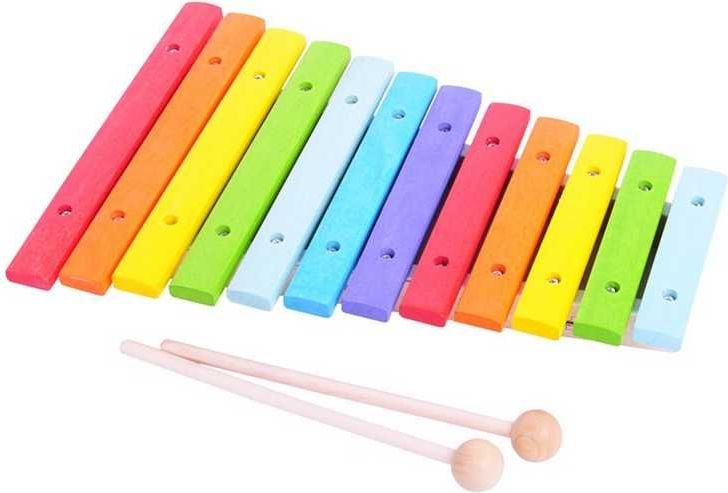 Bigjigs Toys Dřevěný xylofón - obrázek 3