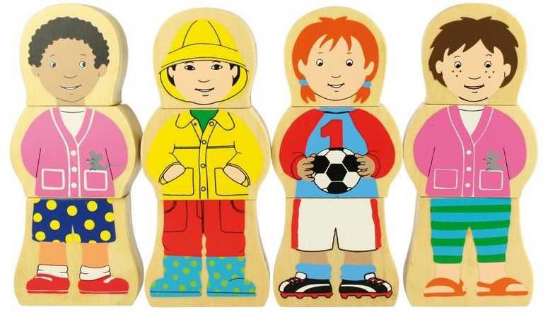 Puzzle magnetické - Postavy, Děti (Bigjigs) - obrázek 5