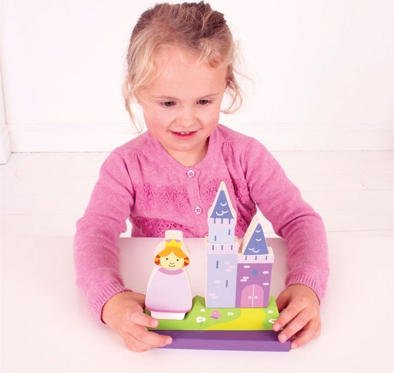 Bigjigs Toys Magnetické vertikální puzzle zámek - obrázek 3