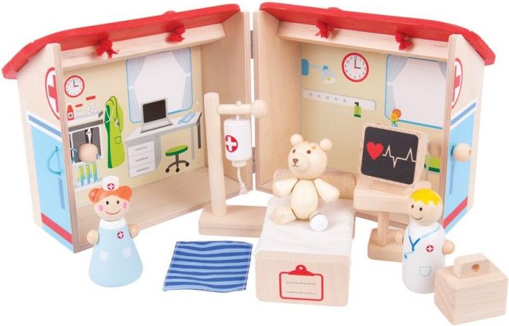 Bigjigs Toys Medvědí nemocnice - obrázek 1
