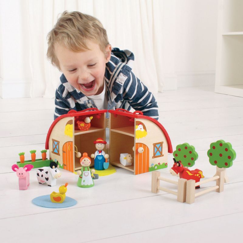 Bigjigs Toys Farma v kufříku - obrázek 3
