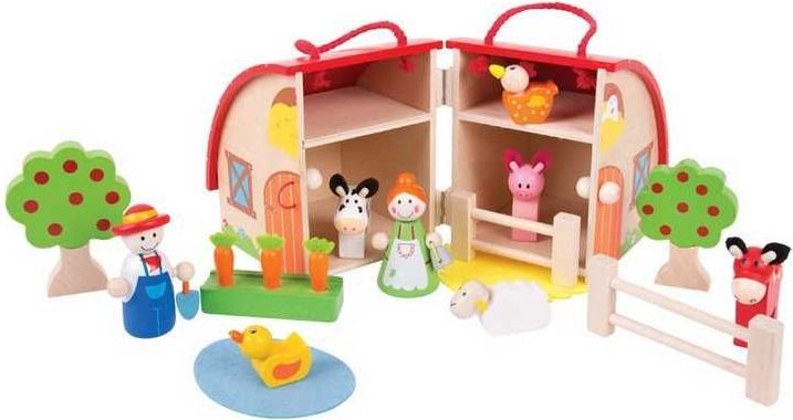 Bigjigs Toys Farma v kufříku - obrázek 4