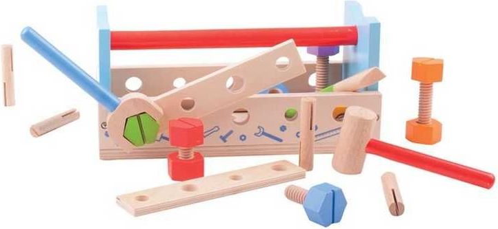 Bigjigs Toys Ponk a přepravka na nářadí 2v1 - obrázek 4