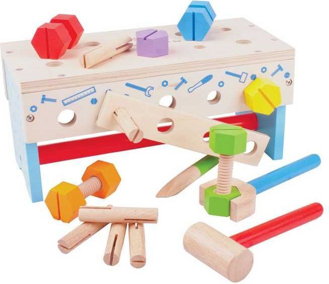 Bigjigs Toys Ponk a přepravka na nářadí 2v1 - obrázek 6