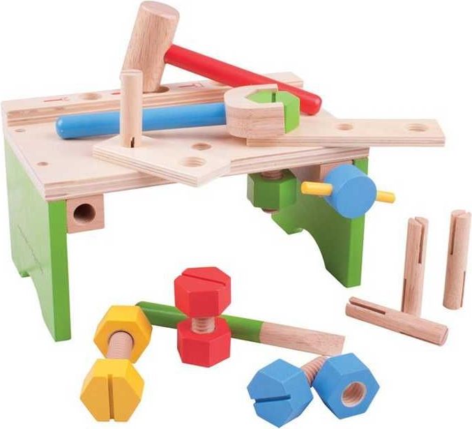 Bigjigs Toys Ponk s nářadím a zatloukačka - obrázek 6