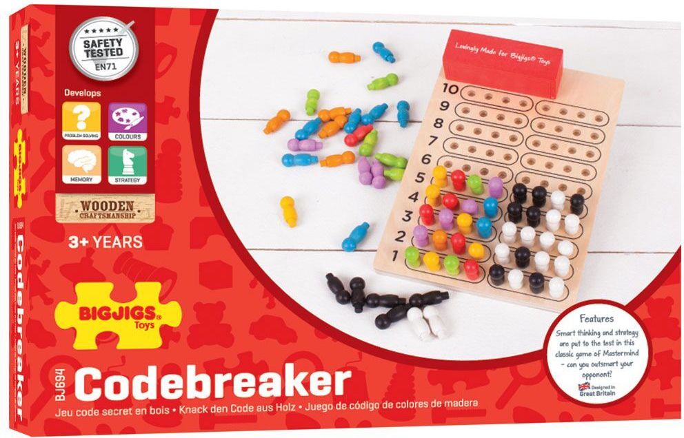 Společenská hra - Logik, Logická hra ze dřeva (Bigjigs) - obrázek 10