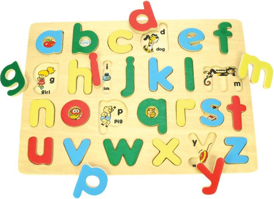 Anglická malá abeceda s obrázky Bigjigs Toys - obrázek 1