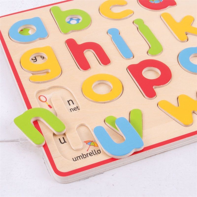 Anglická malá abeceda s obrázky Bigjigs Toys - obrázek 8
