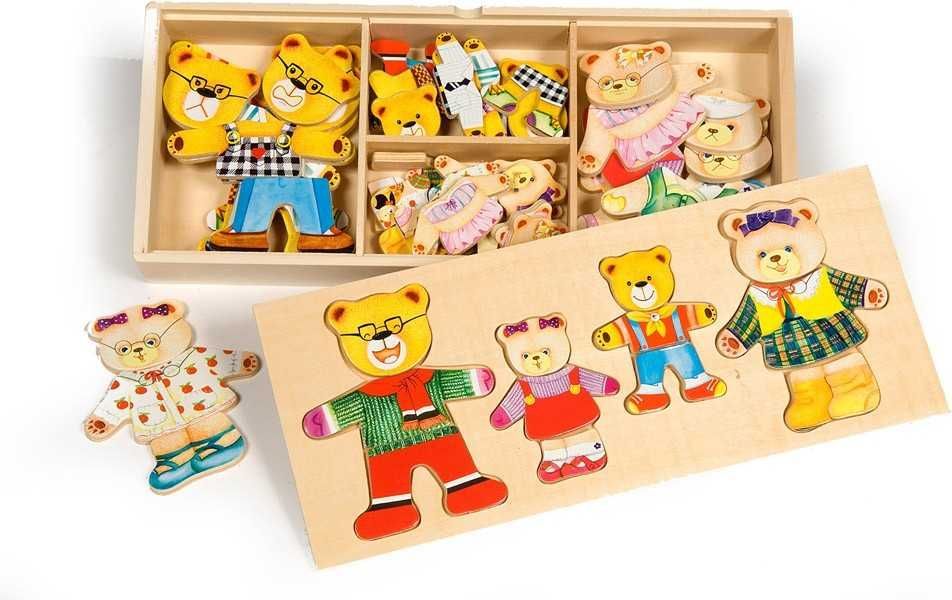 Bigjigs Toys Oblékací puzzle Medvědí rodinka - obrázek 7