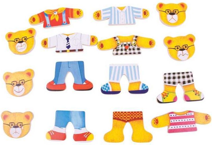Bigjigs Toys Oblékací puzzle Medvědí rodinka - obrázek 8