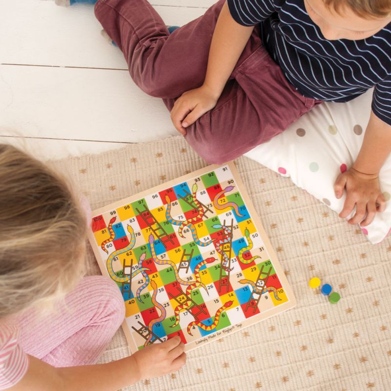 Bigjigs Toys Žebříky a hadi 2 - obrázek 2