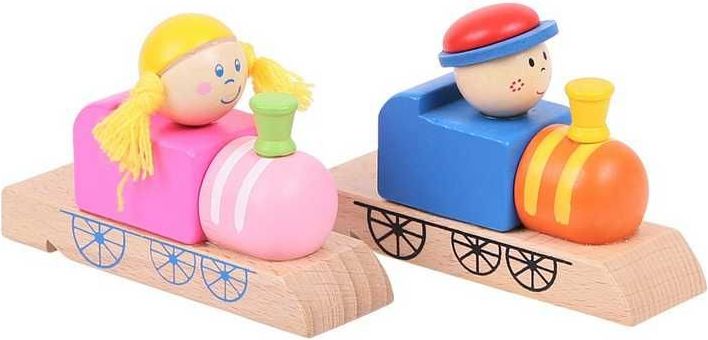 Bigjigs Toys Dřevěná píšťalka vláček 1ks - obrázek 3
