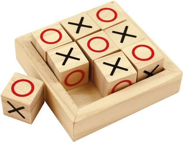 Bigjigs Toys Dřevěné piškvorky kostky - obrázek 1