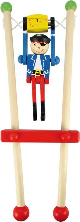 Bigjigs Toys Pirát na hrazdě - obrázek 1