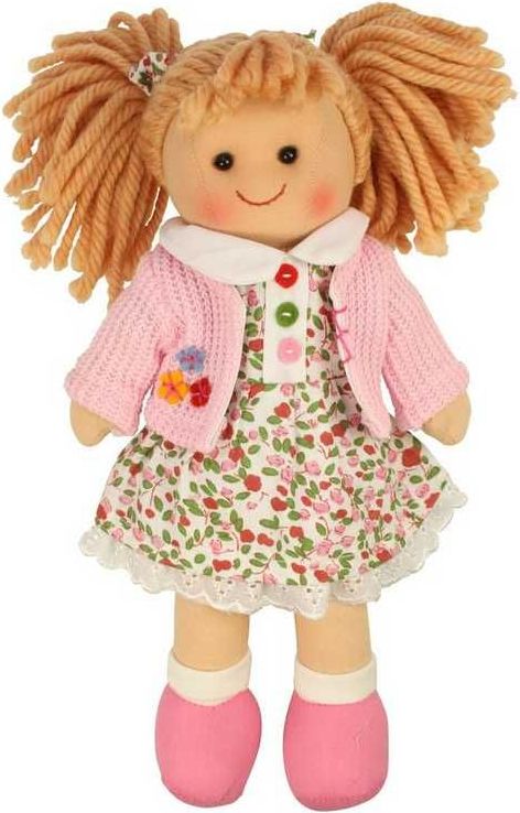 Bigjigs Toys Látková panenka Poppy 28 cm - obrázek 3