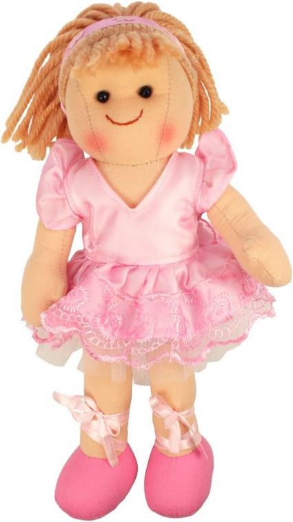 Bigjigs Toys Látková panenka Lily 28 cm - obrázek 1