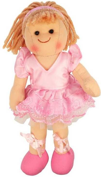 Bigjigs Toys Látková panenka Lily 28 cm - obrázek 2