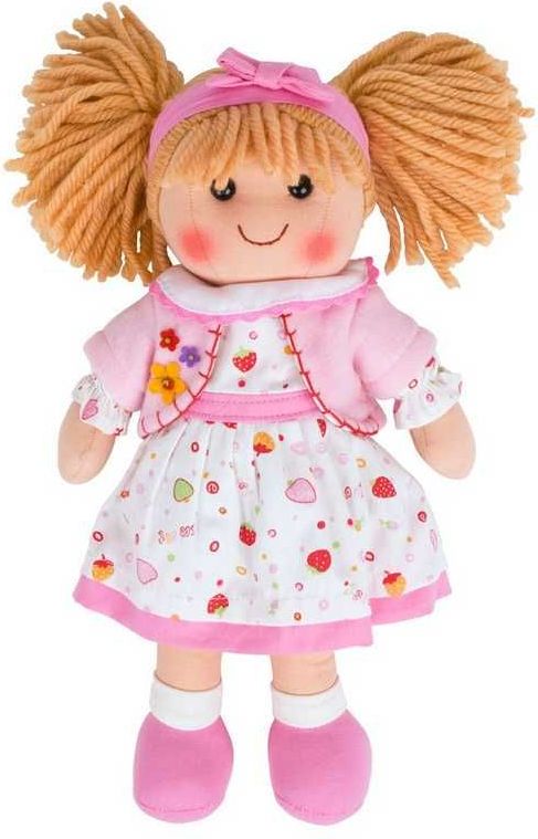 Bigjigs Toys Látková panenka Kelly 34 cm - obrázek 3