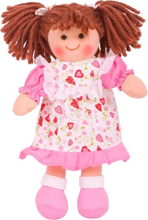 Bigjigs Toys Látková panenka Amy 28 cm - obrázek 1