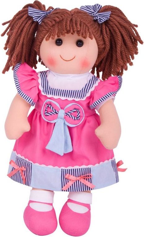 Bigjigs Toys Látková panenka Emma 38 cm - obrázek 1