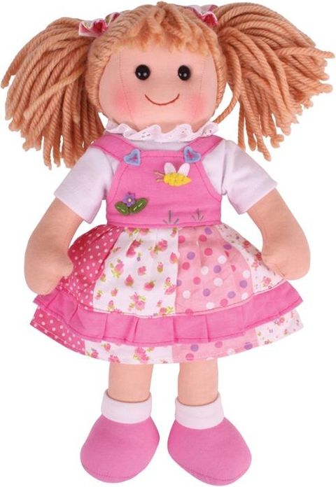 Bigjigs Toys Látková panenka Hayley 34 cm - obrázek 1