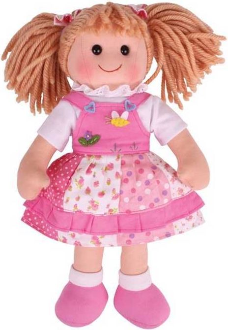 Bigjigs Toys Látková panenka Hayley 34 cm - obrázek 3