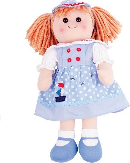 Bigjigs Toys Látková panenka Louise 38 cm - obrázek 1