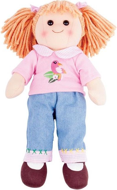 Bigjigs Toys Látková panenka Molly 38 cm - obrázek 1
