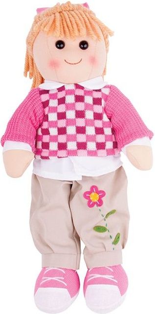Bigjigs Toys Látková panenka Melanie 38 cm - obrázek 1