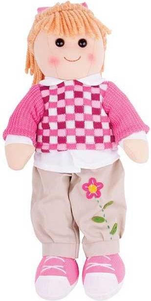 Bigjigs Toys Látková panenka Melanie 38 cm - obrázek 2