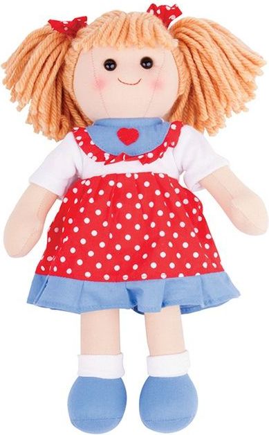 Bigjigs Toys Látková panenka Emily 35 cm - obrázek 1