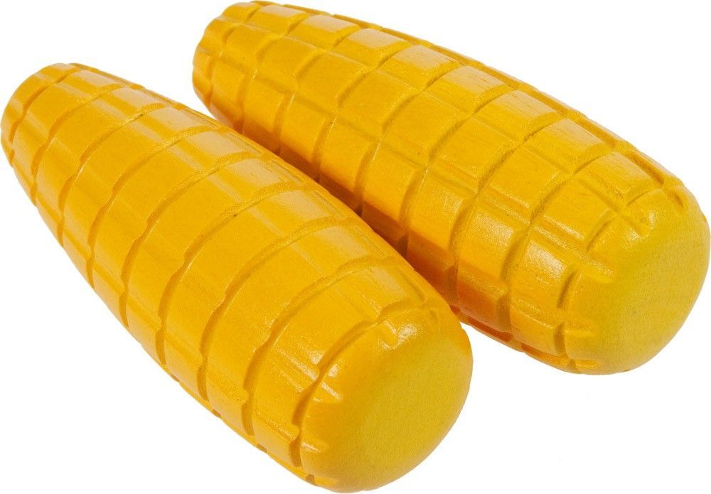 Dřevěné potraviny Bigjigs Toys Kukuřice 1ks - obrázek 1